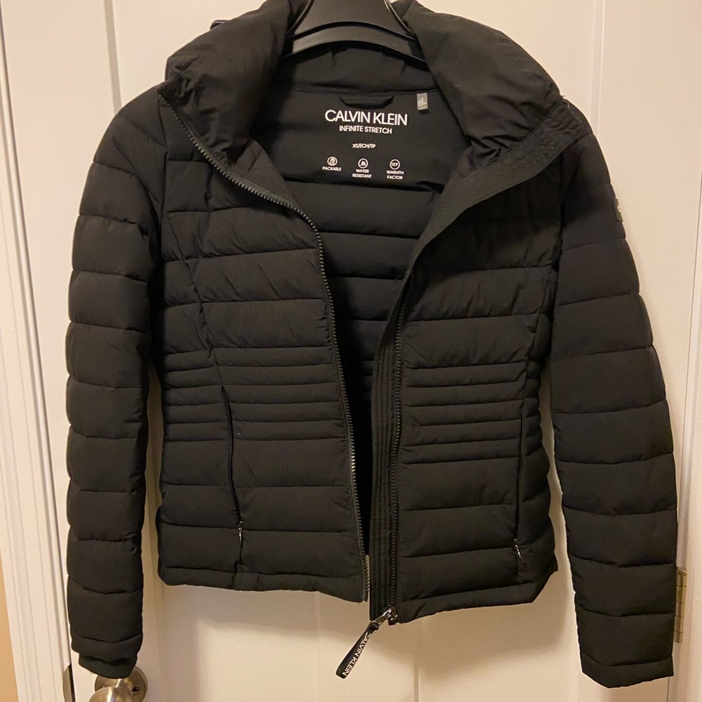 calvin klein puffer jacket